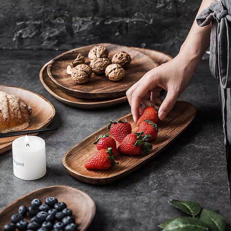 Foundry Acacia Wood Serveware Set