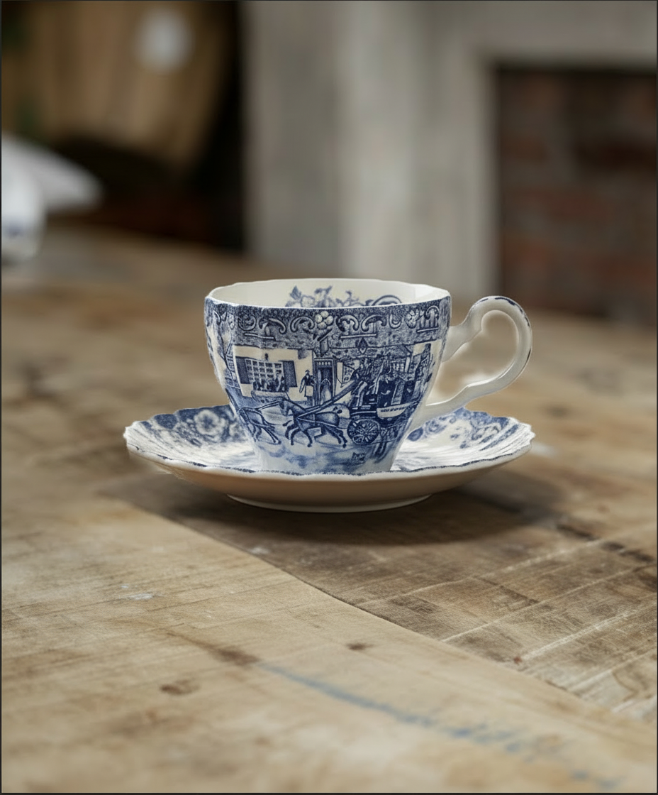 Tea Cup & Saucer Set