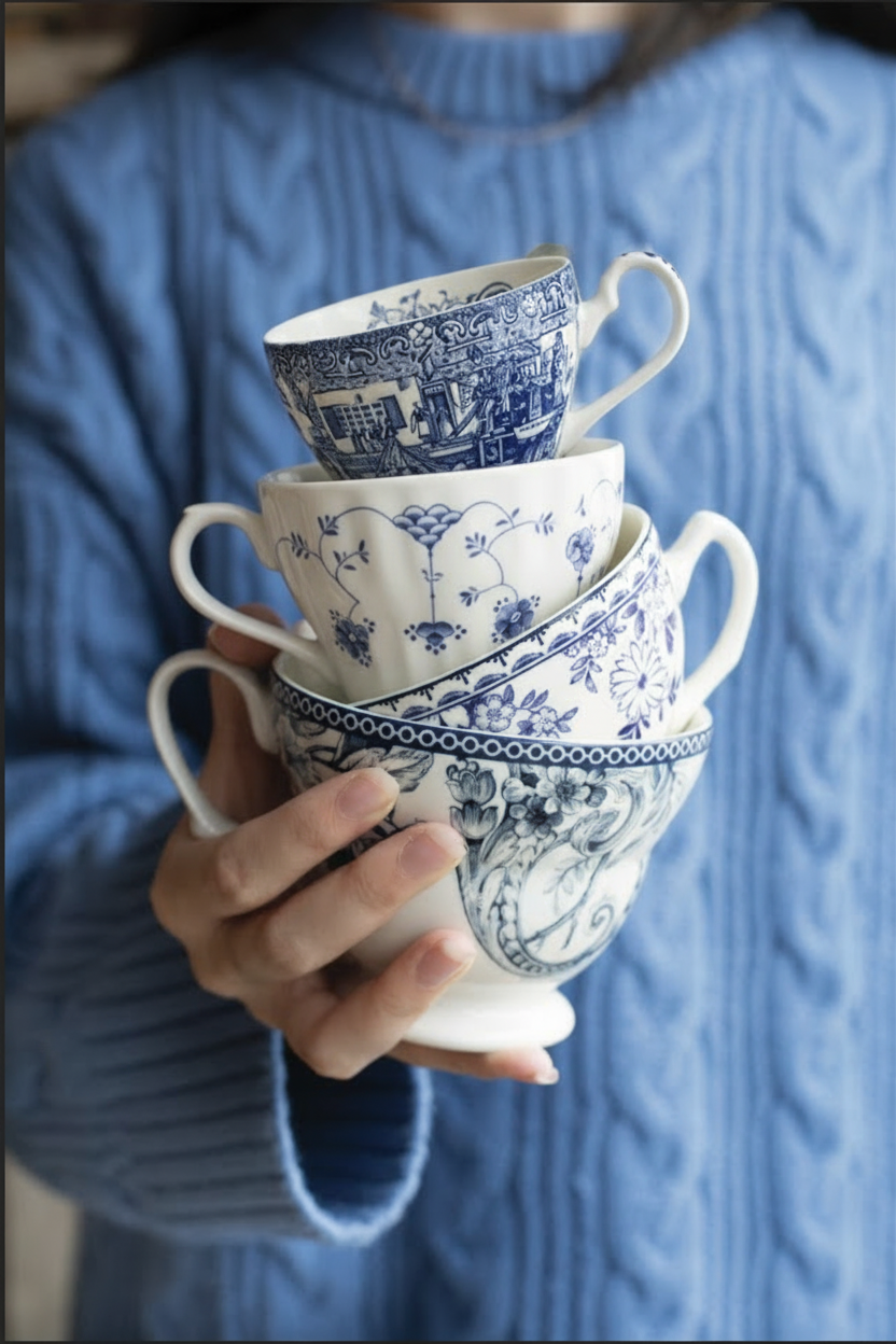 Tea Cup & Saucer Set